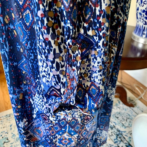 New Directions A-Line Dress, XL, Blue - Picture 5 of 11